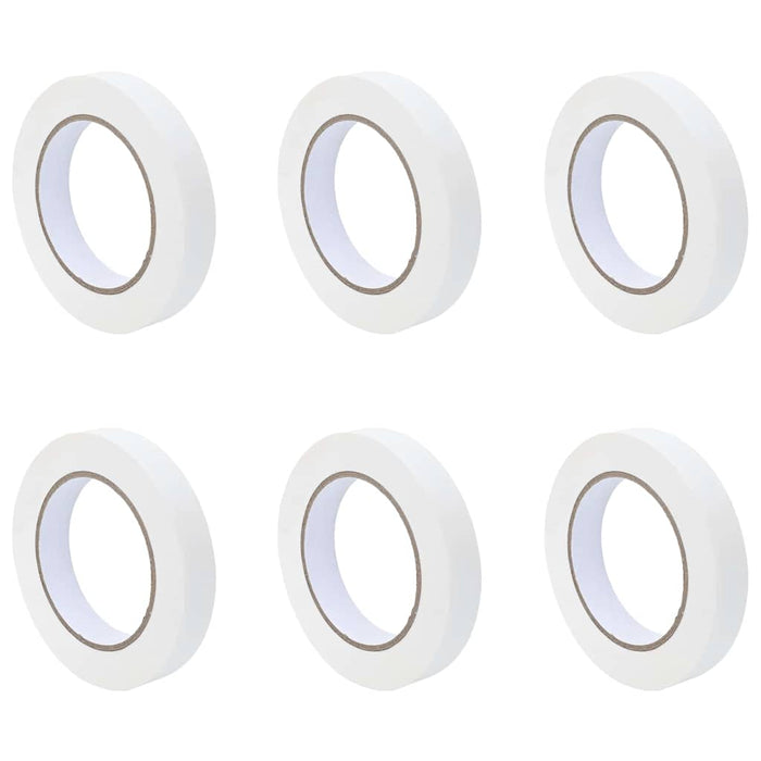 Nastri Adesivi per Pittori 6 pcs Bianco 19mm x 50m Carta 42019651