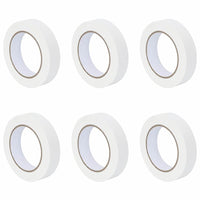 Nastri Adesivi per Pittori 6 pcs Bianco 25mm x 50m Carta 42019655