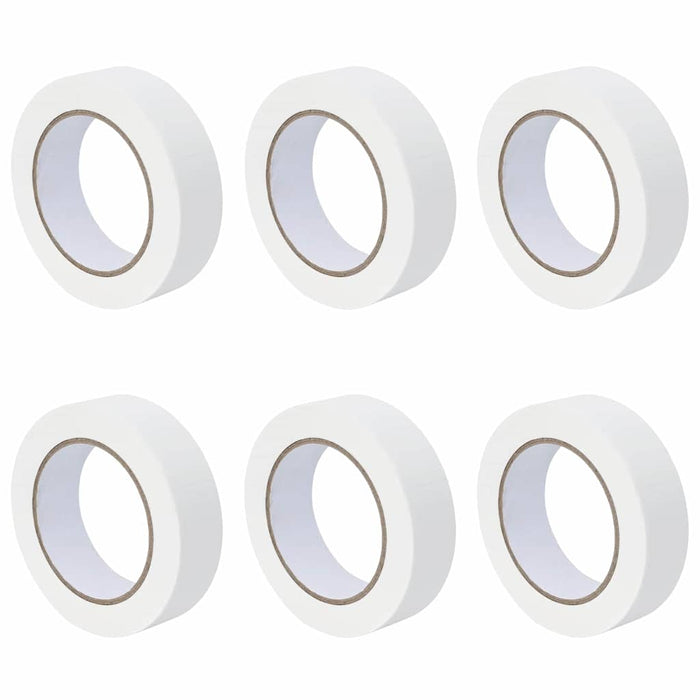 Nastri Adesivi per Pittori 6 pcs Bianco 30mm x 50m Carta 42019659