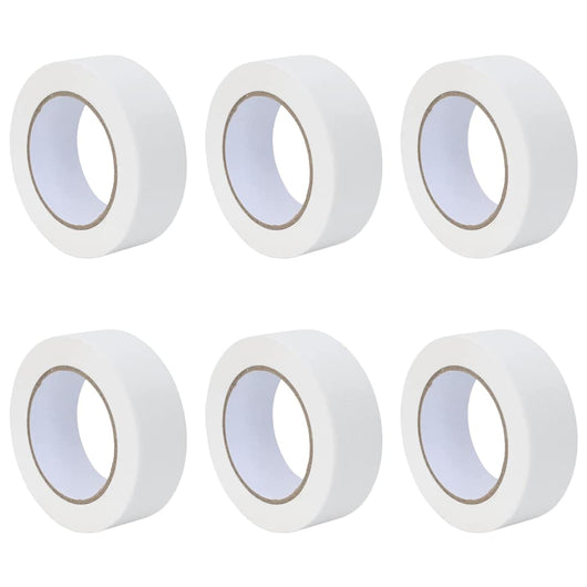 Nastri Adesivi per Pittori 6 pcs Bianco 38mm x 50m Carta 42019663