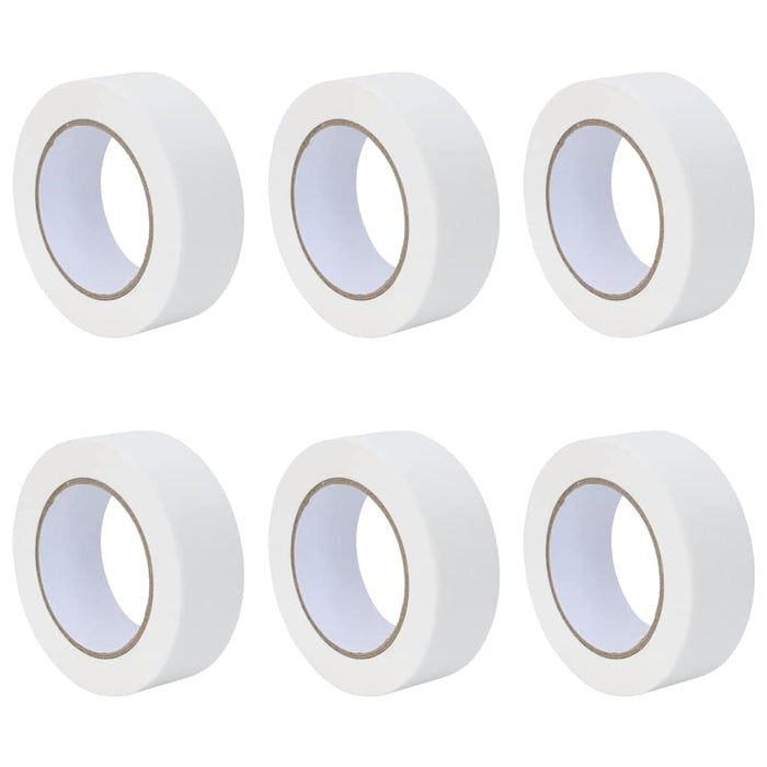 Nastri Adesivi per Pittori 6 pcs Bianco 38mm x 50m Carta 42019663