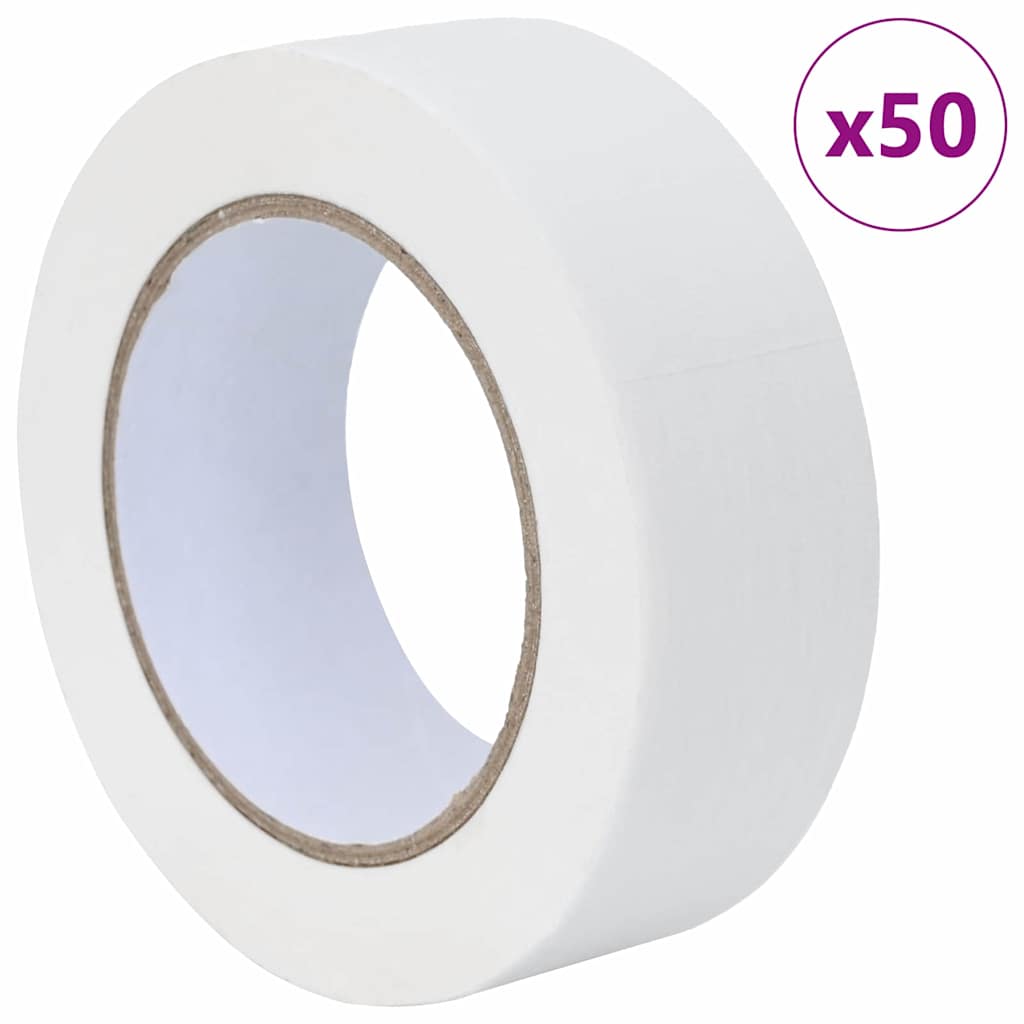 Nastri Adesivi per Pittori 50 pcs Bianco 38mm x 50m Carta 42019666