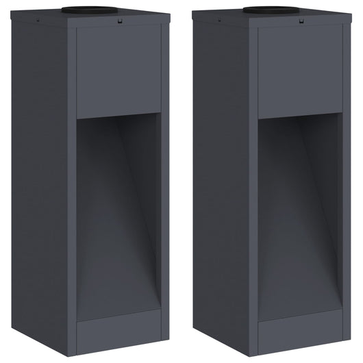 Lucina LED Solare da Percorso 2 pcs Antracite 879711