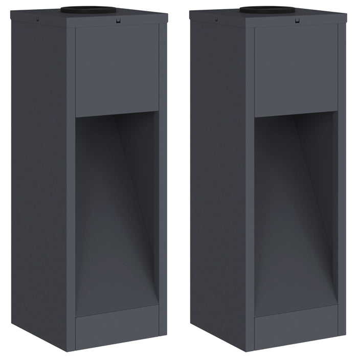 Lucina LED Solare da Percorso 2 pcs Antracite 879711