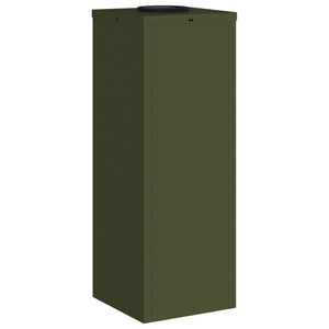 Lucina LED Solare da Percorso 2 pcs Verde oliva 879712