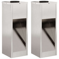 Lucina LED Solare da Percorso 2 pcs Acciaio inossidabile 879713