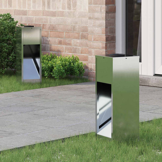 Lucina LED Solare da Percorso 2 pcs Zincato Zincato 879714