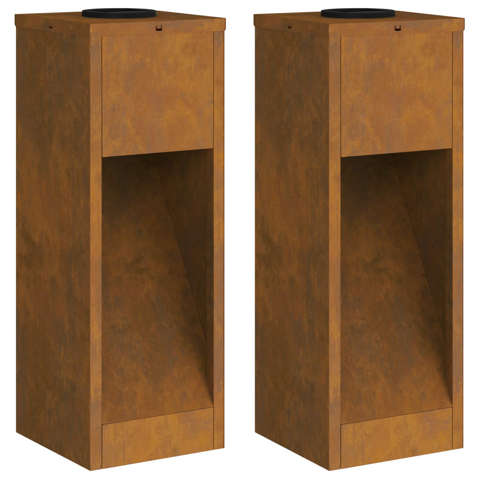 Lucina LED Solare da Percorso 2 pcs Zincato Zincato 879715