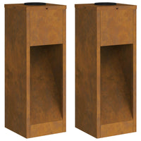 Lucina LED Solare da Percorso 2 pcs Zincato Zincato 879715