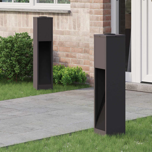 Lucina LED Solare da Percorso 2 pcs Nero 879716