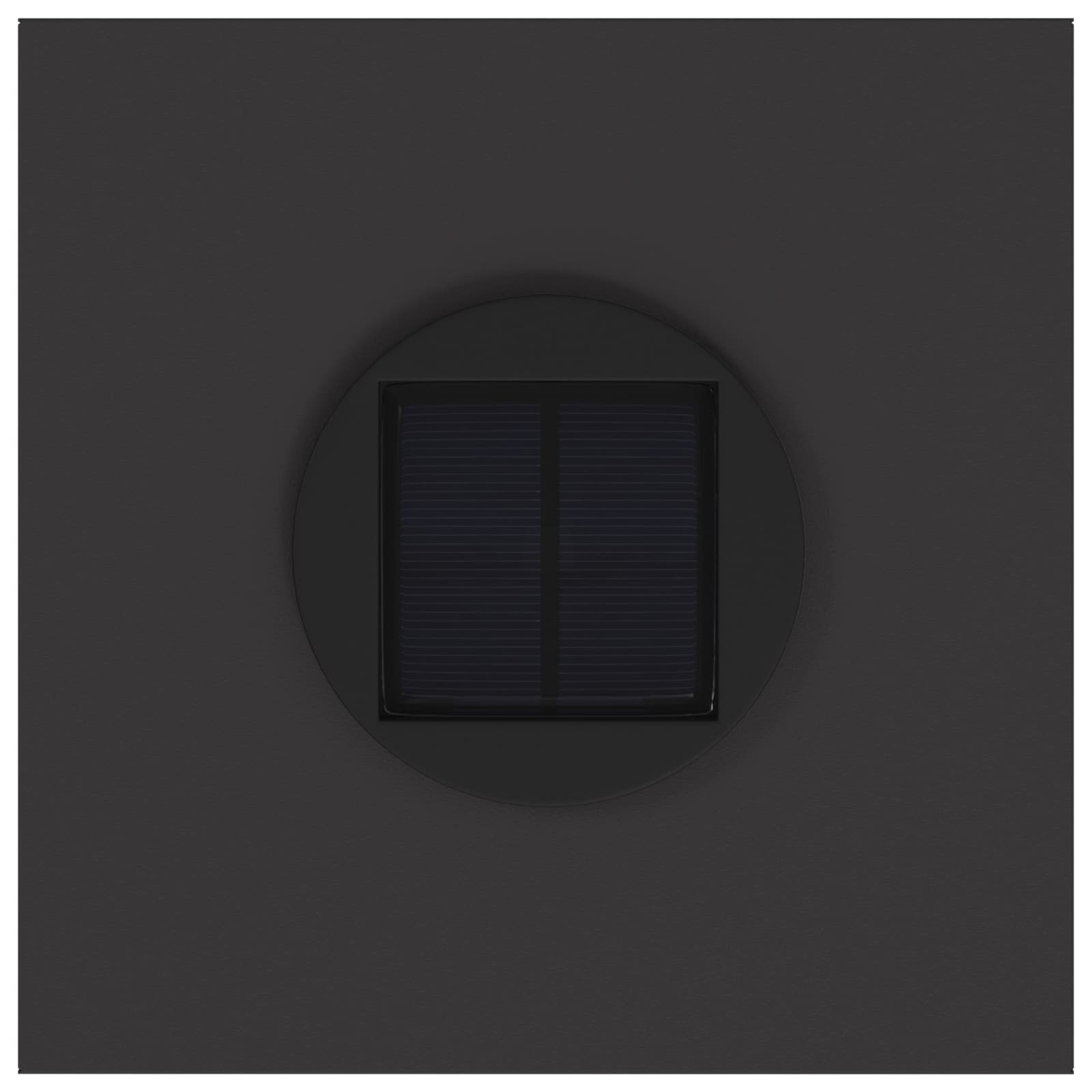 Lucina LED Solare da Percorso 2 pcs Nero 879716