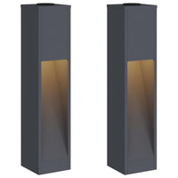 Lucina LED Solare da Percorso 2 pcs Antracite 879718