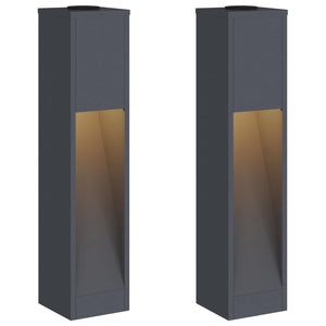 Lucina LED Solare da Percorso 2 pcs Antracite 879718