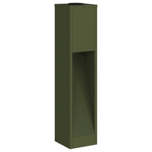 Lucina LED Solare da Percorso 2 pcs Verde oliva 879719