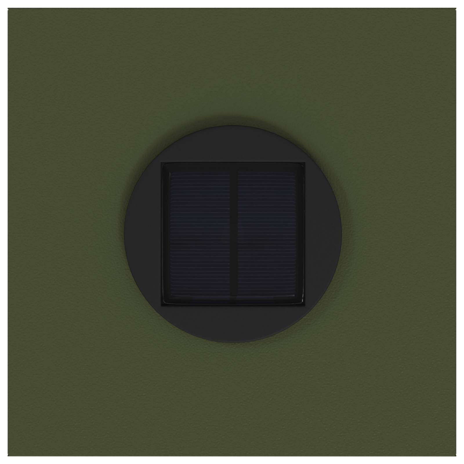 Lucina LED Solare da Percorso 2 pcs Verde oliva 879719