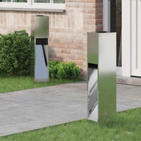 Lucina LED Solare da Percorso 2 pcs Zincato Zincato 879721