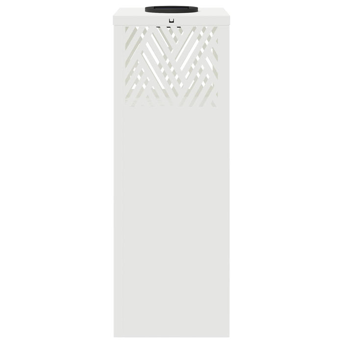 Faro LED solare per sentieri a spina di pesce 2 pcs Bianco 879724