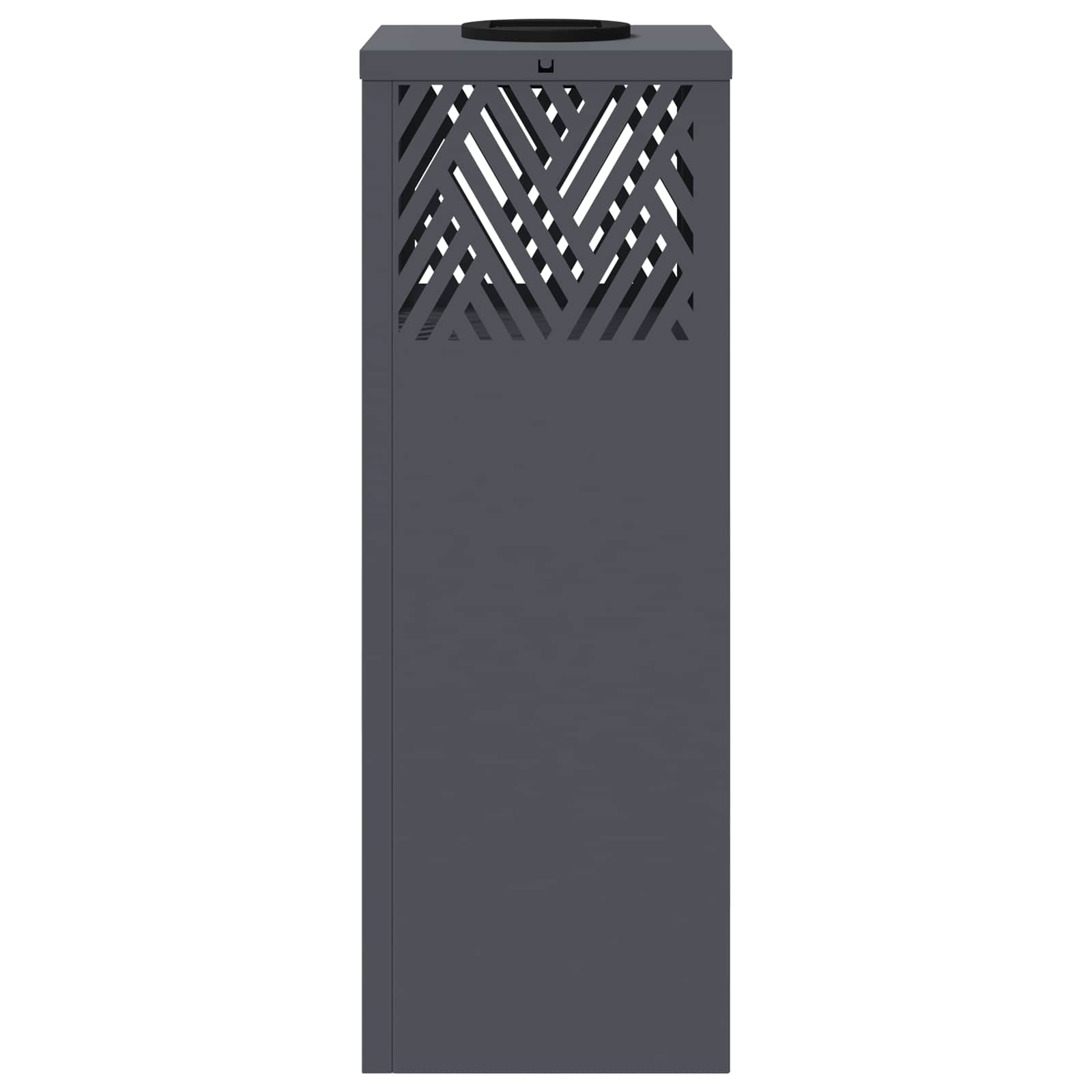 Faro LED solare per sentieri a spina di pesce 2 pcs Antracite 879725