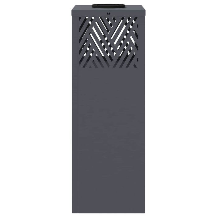 Faro LED solare per sentieri a spina di pesce 2 pcs Antracite 879725