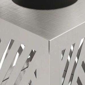 Faro LED solare per sentieri 2 pcs Acciaio inossidabile 879727