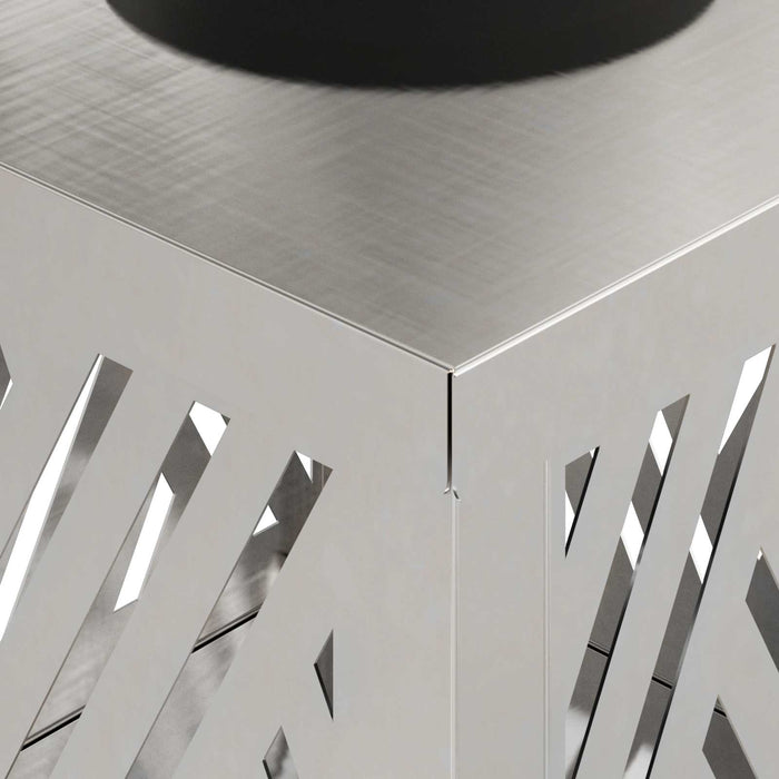 Faro LED solare per sentieri 2 pcs Acciaio inossidabile 879727