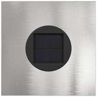 Faro LED solare per sentieri 2 pcs Acciaio inossidabile 879727