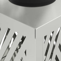 Faro LED solare per sentieri 2 pcs Zincato Zincato 879728