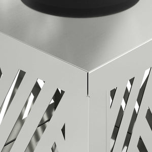 Faro LED solare per sentieri 2 pcs Zincato Zincato 879728