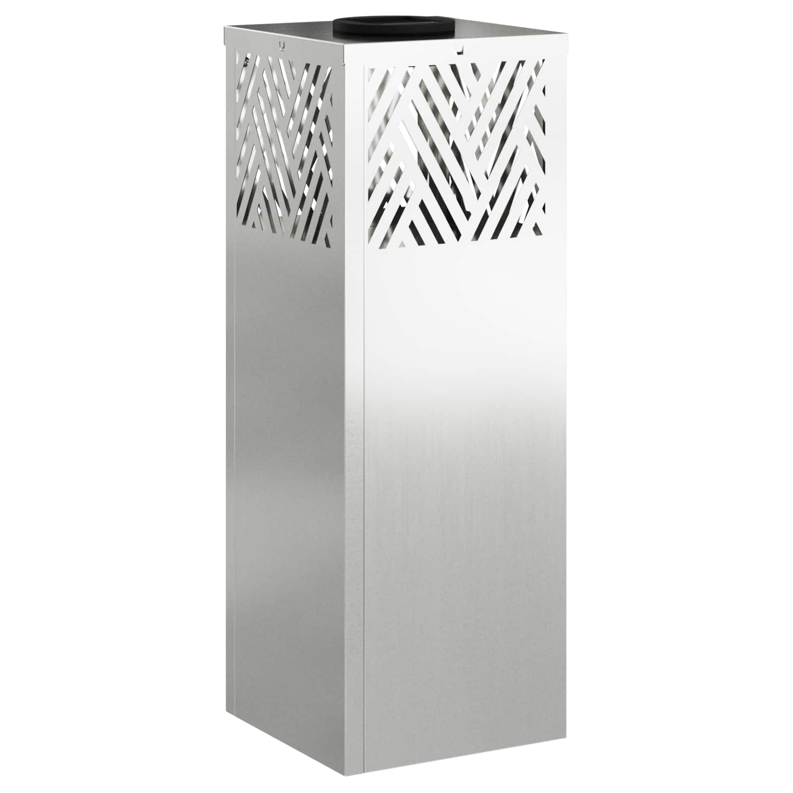 Faro LED solare per sentieri 2 pcs Zincato Zincato 879728