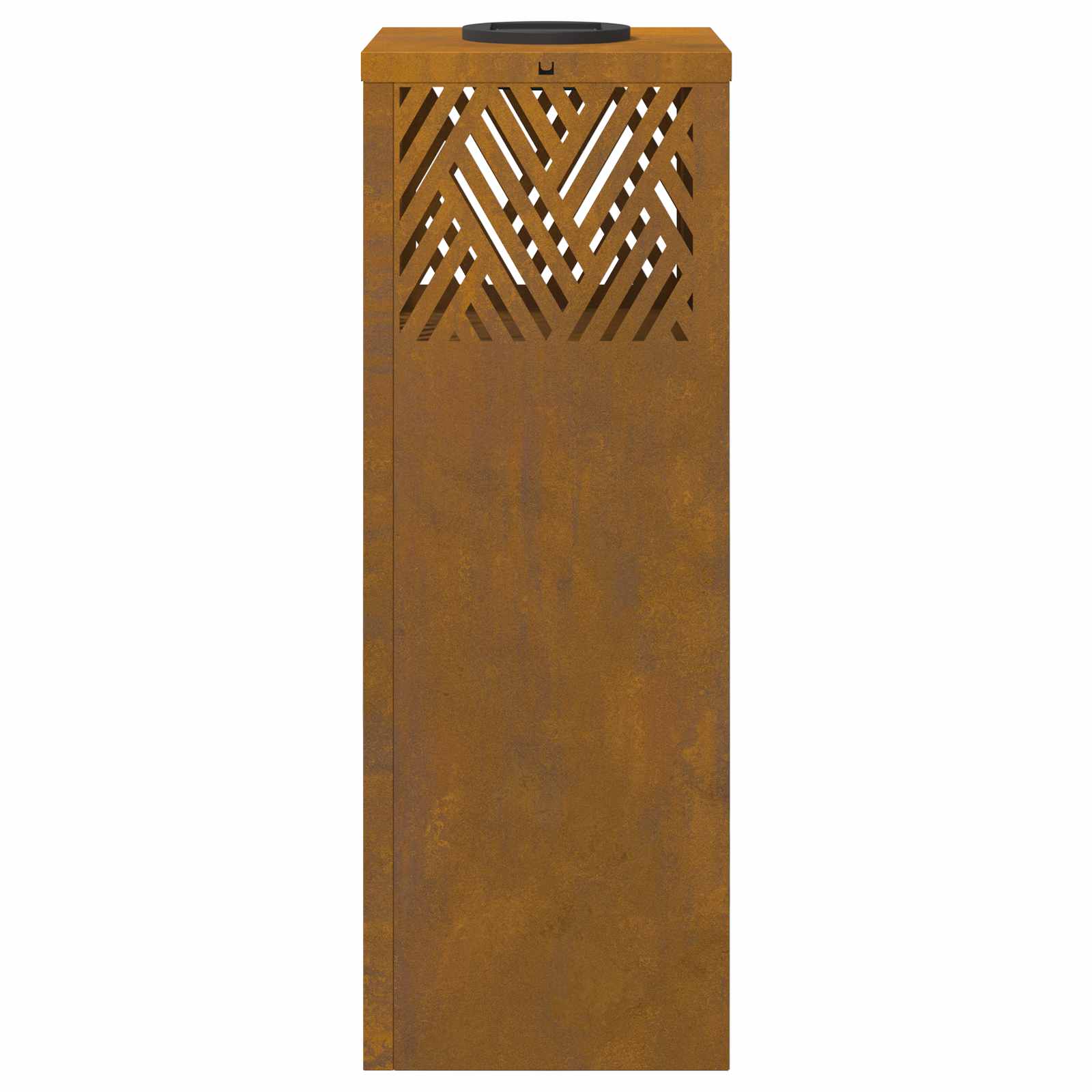 Faro LED solare per sentieri 2 pcs Acciaio Corten 879729