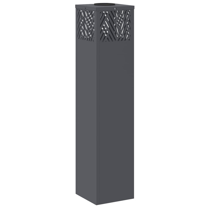 Faro LED solare per sentieri a spina di pesce 2 pcs Antracite 879732