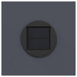 Faro LED solare per sentieri a spina di pesce 2 pcs Antracite 879732