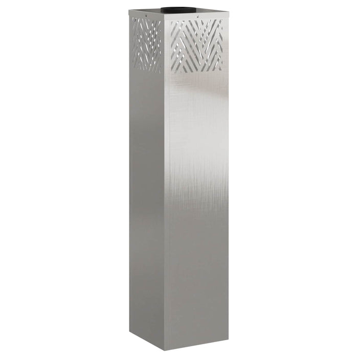 Faro LED solare per sentieri 2 pcs Acciaio inossidabile 879734