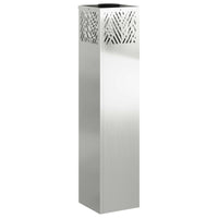 Faro LED solare per sentieri 2 pcs Zincato Zincato 879735