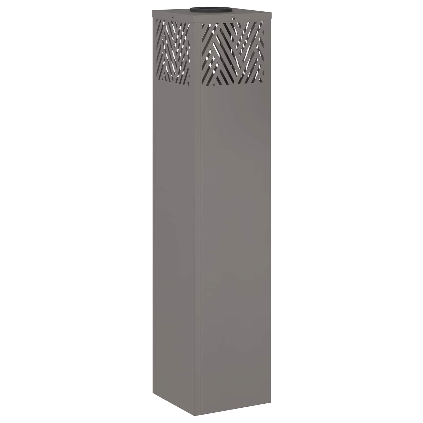 Faro LED solare per sentieri 2 pcs Acciaio Corten 879736