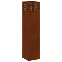 Faro LED solare per sentieri 2 pcs Acciaio Corten 879736