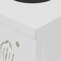 Faro LED solare per sentieri 2 pcs Bianco 879738