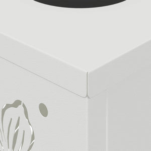 Faro LED solare per sentieri 2 pcs Bianco 879738