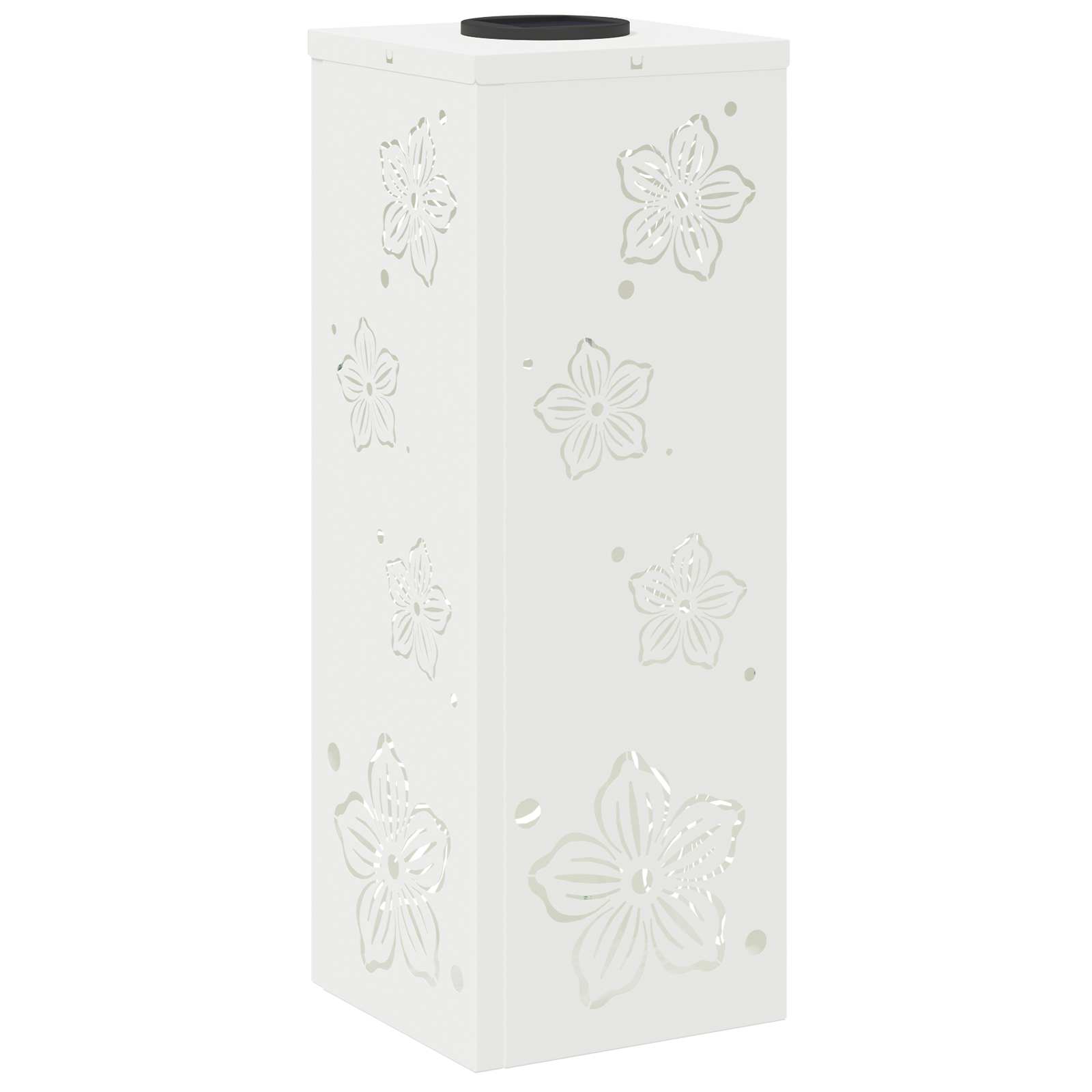 Faro LED solare per sentieri 2 pcs Bianco 879738