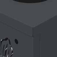 Faro LED solare per sentieri 2 pcs Antracite 879739