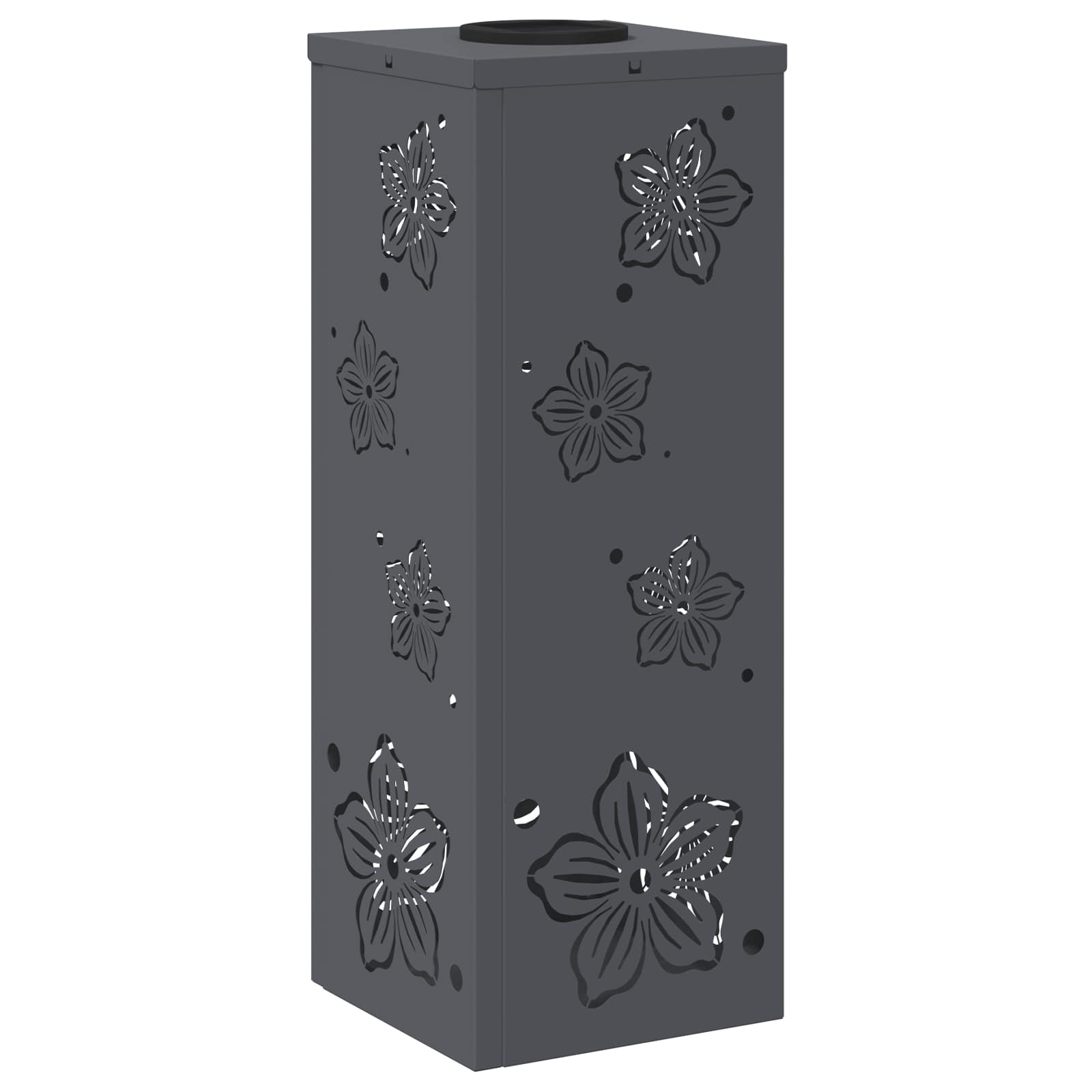 Faro LED solare per sentieri 2 pcs Antracite 879739