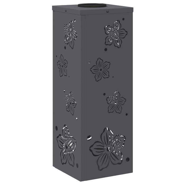 Faro LED solare per sentieri 2 pcs Antracite 879739