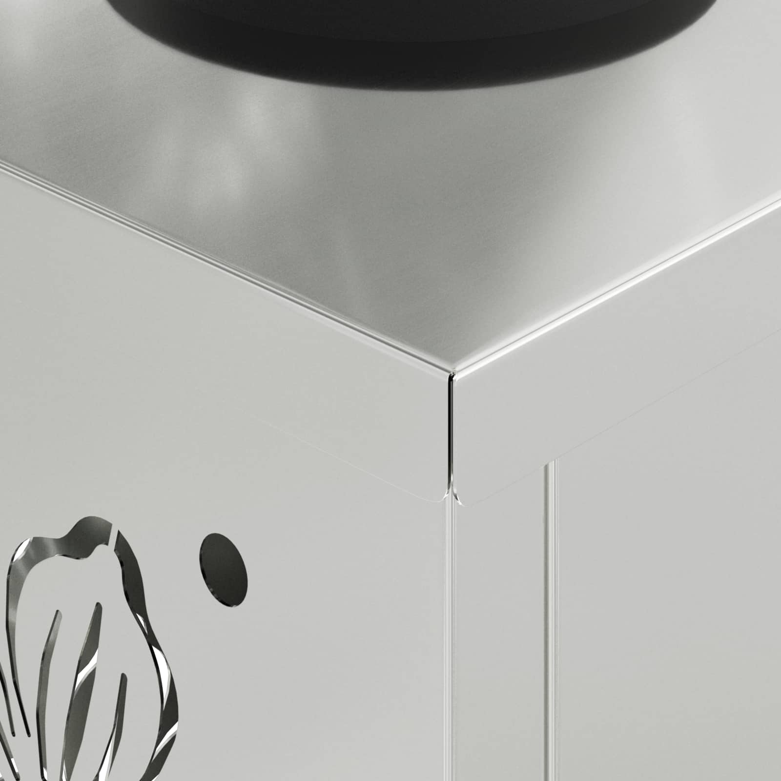 Faro LED solare per sentieri 2 pcs Zincato Zincato 879742