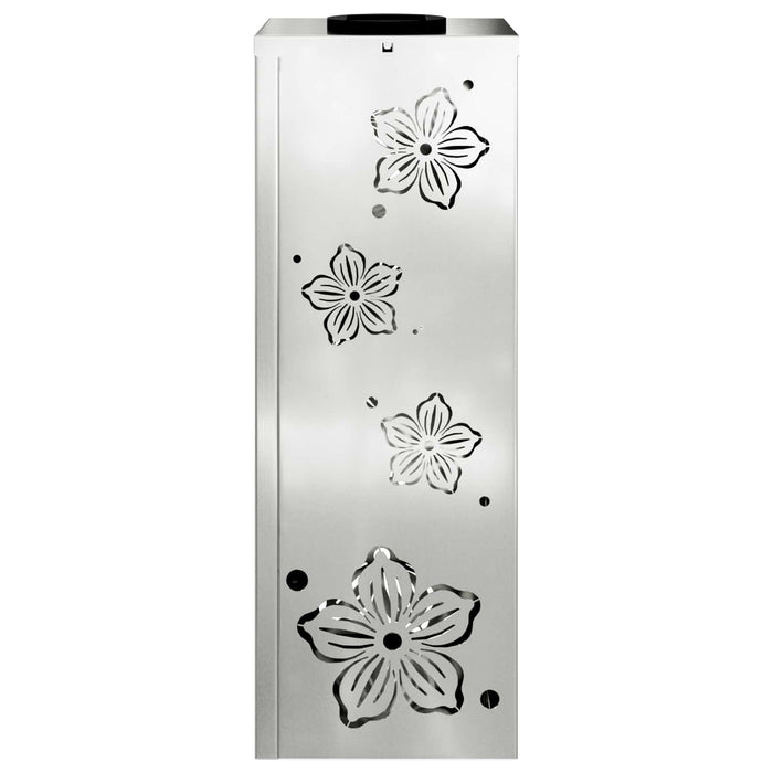 Faro LED solare per sentieri 2 pcs Zincato Zincato 879742