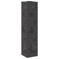 Faro LED solare per sentieri 2 pcs Nero 879744