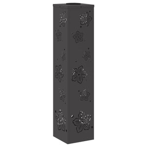 Faro LED solare per sentieri 2 pcs Nero 879744