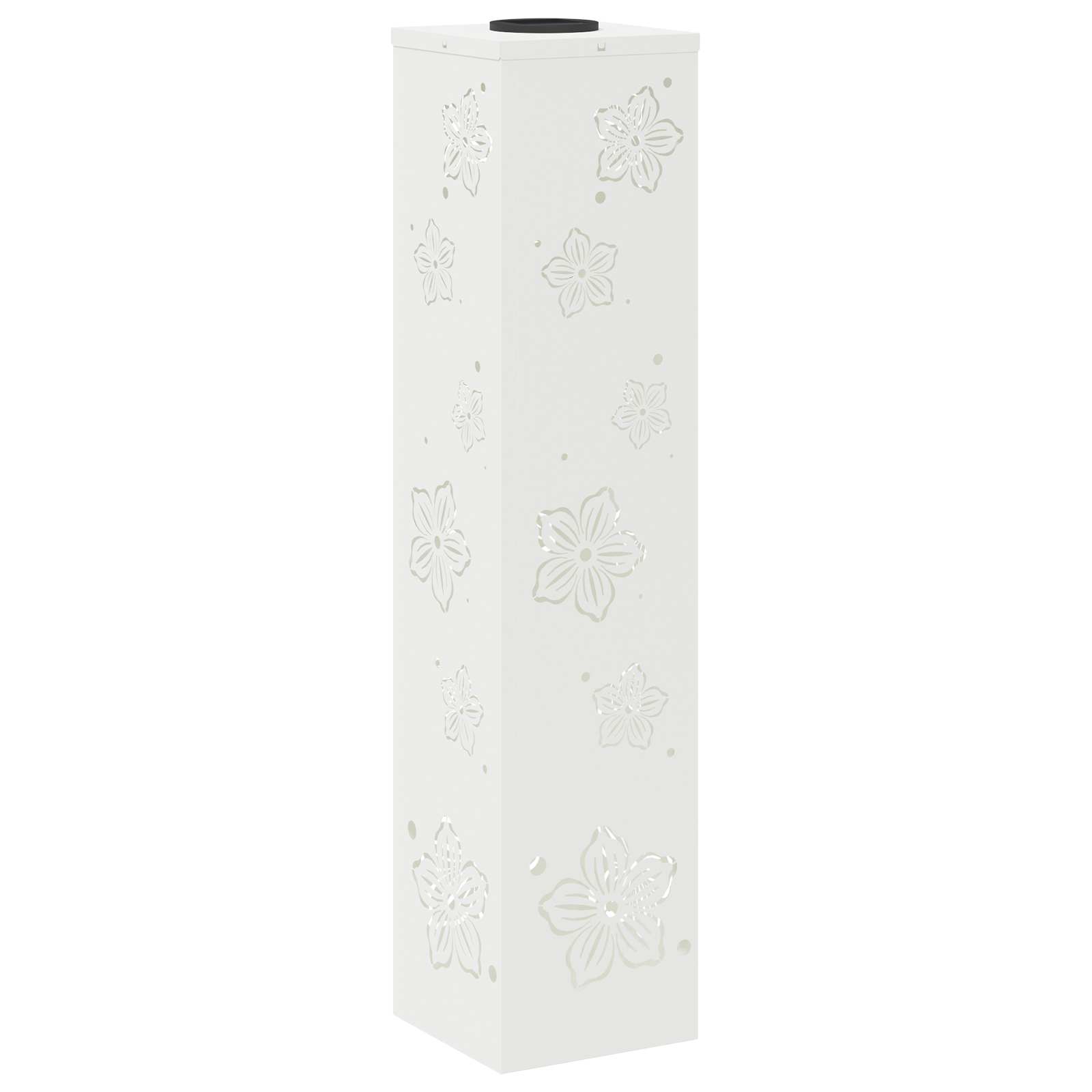 Faro LED solare per sentieri 2 pcs Bianco 879745