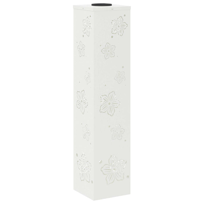 Faro LED solare per sentieri 2 pcs Bianco 879745