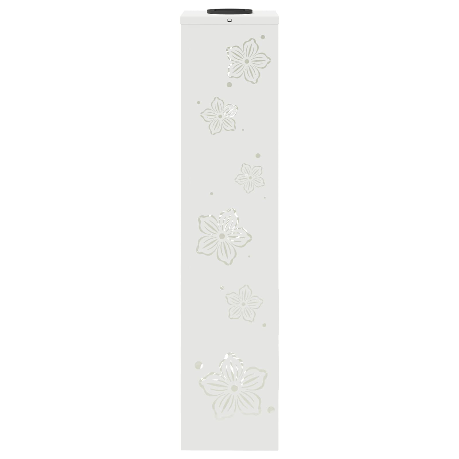 Faro LED solare per sentieri 2 pcs Bianco 879745