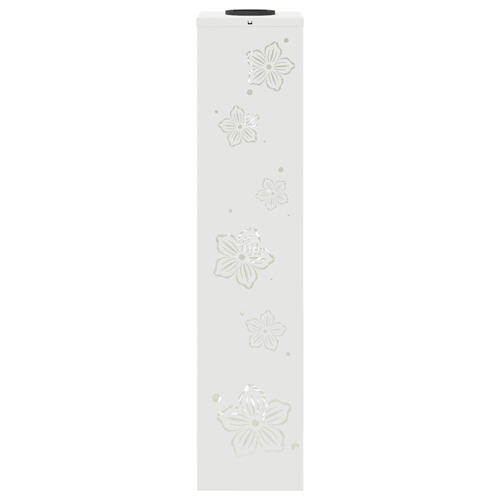 Faro LED solare per sentieri 2 pcs Bianco 879745